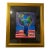 Peter Max Peace on Earth- Hand Signed - Mixed Media With Hand Embellishments For Sale