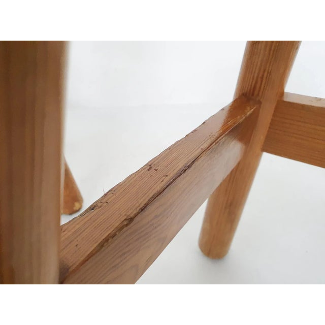 Scandinavian Modern Pinewood Bar Stools, 1970s, Set of 4 For Sale - Image 11 of 13