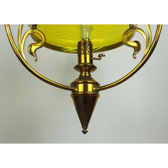 Art Nouveau Pendant Light, 1890s For Sale - Image 10 of 16