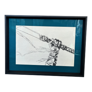 Framed Ink Drawing