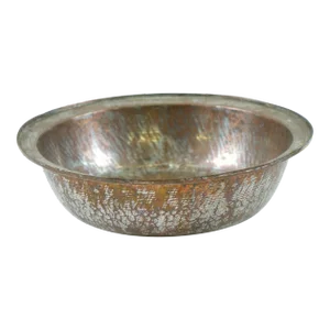 19th Century Hammered Copper Bowl