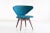 Wood Wing-Shaped Side Chair in Petrol Blue Fabric and Beech by Sigfrid Ljungqvist, 1958 For Sale - Image 7 of 13