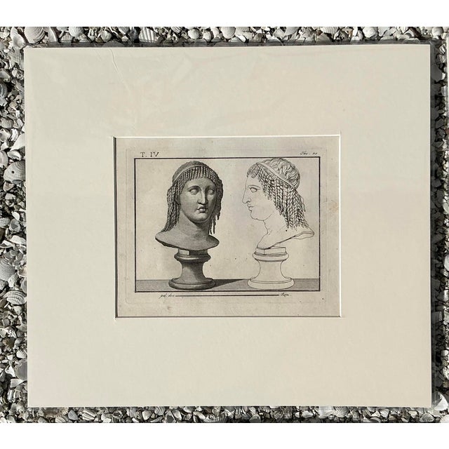 Off-white Vintage Boho Bust of Man Original Prints - Set of 6 For Sale - Image 8 of 10