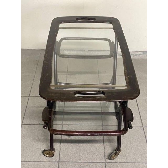 Bar Trolley attributed to Cesare Lacca, 1950s For Sale - Image 10 of 18