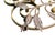1900 Art Nouveau Brass and Copper Sconces With Antique Floral Irridescent Shades #2618 - a Pair For Sale - Image 14 of 14