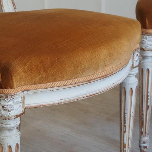 Vintage French Dining Room Chairs, 1920, Set of 4 For Sale - Image 12 of 18