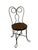 Brown Child's Ice Cream Table Set C. 1900 For Sale - Image 8 of 14