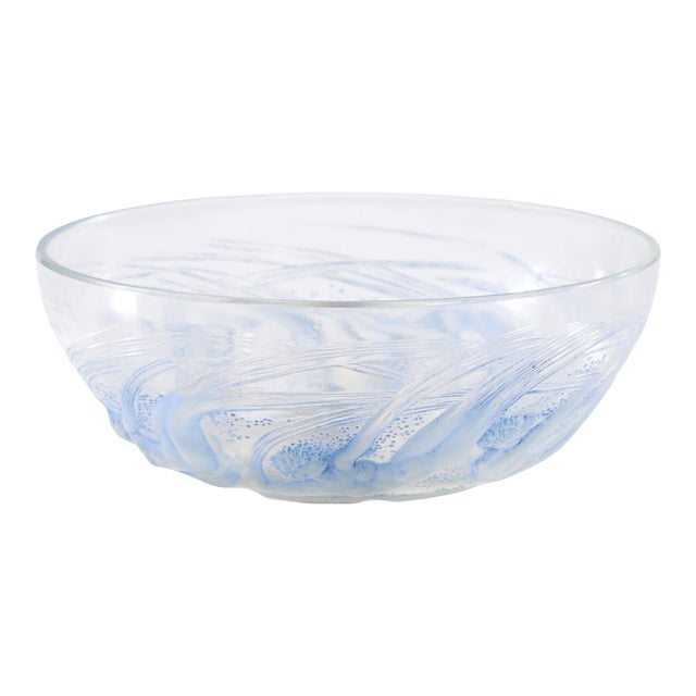 Rene Lalique Art Deco Calypso Opalescent Glass Bowl For Sale