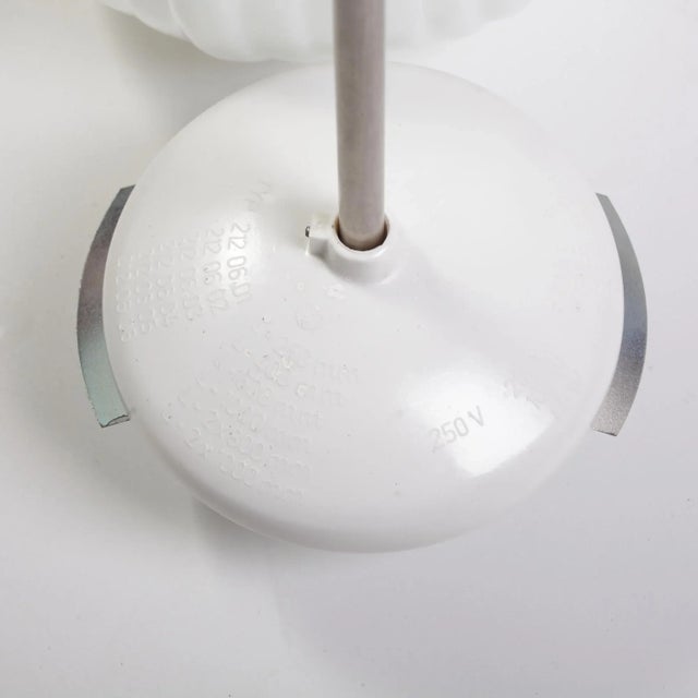 Mid-Century Modern Mid-Century Czechoslovakian White Opaline Pendant, 1970s For Sale - Image 3 of 10