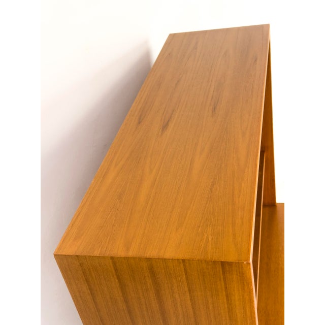 Brown Teak Bookcase with Drawers from WK Möbel, 1960s For Sale - Image 8 of 18