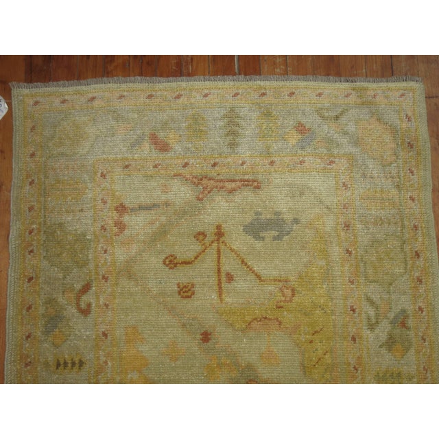 Early 21st Century Gold Brown Vintage Inspired Turkish Runner - 3' x 14'7" For Sale - Image 5 of 6