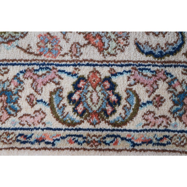 Karastan 100% Wool Floral Palmette Animal 738 Area Rug Runner Mat 2.5' X 12' For Sale - Image 4 of 17