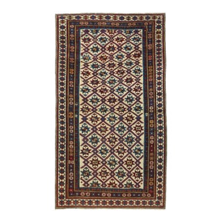 Late 18th Century Antique Shirvan Rug 2'6'' x 4'5'' For Sale