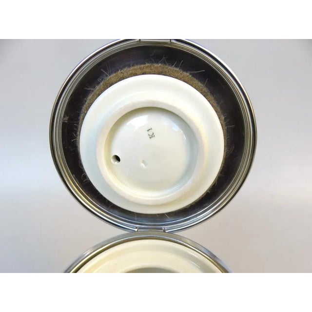 Coffee Making Set in Chrome-Plated Metal & Porcelain, 1950s, Set of 4 For Sale - Image 15 of 18