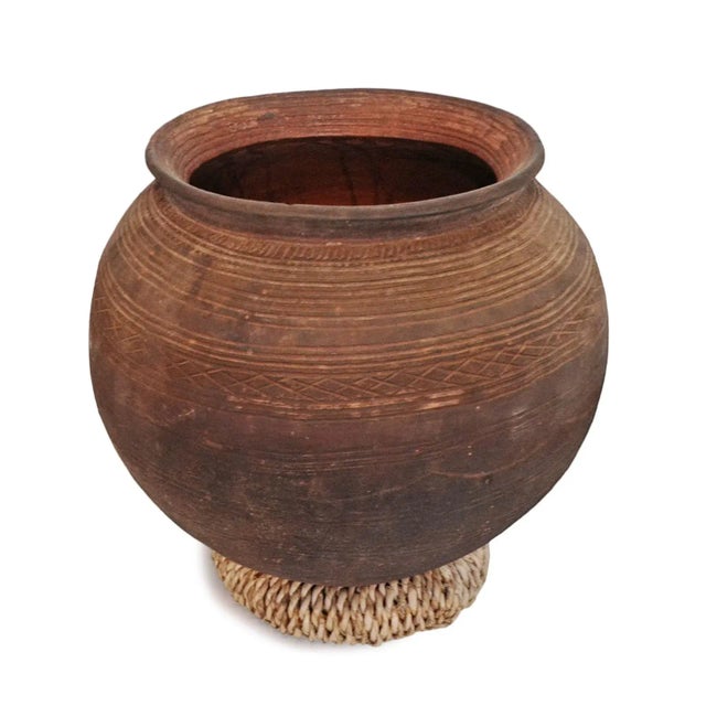 Tribal Vintage Bida Water Vessel For Sale - Image 3 of 7