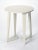 2020s Devin Accent Table, White For Sale - Image 5 of 5