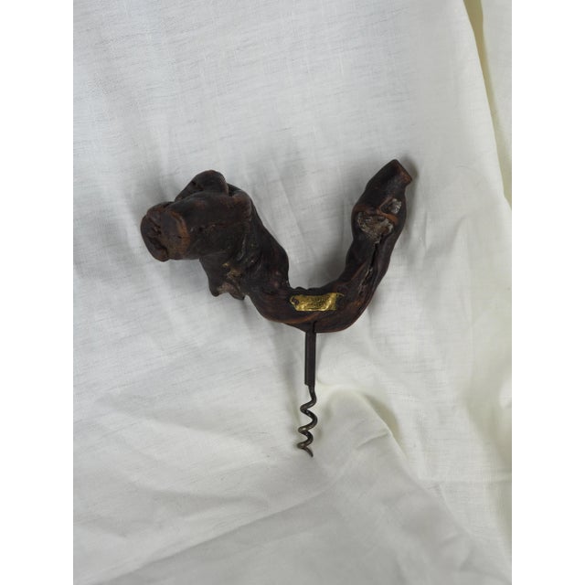 1940s 1940s French Grapevine Corkscrew With Brass Mark For Sale - Image 5 of 13