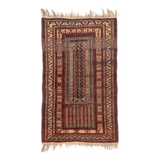 Afghan Baluch Prayer Rug, 5' 6" X 3' 2" For Sale