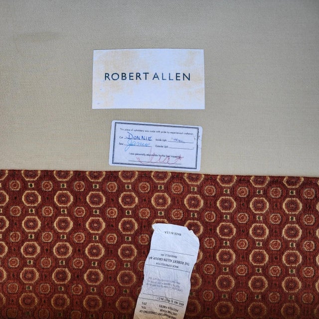 Robert Allen Club Chairs Plush English Pair For Sale - Image 14 of 14