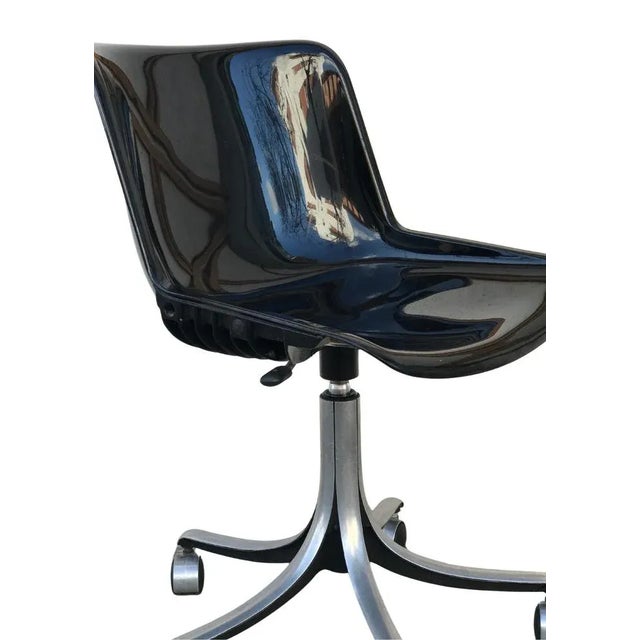 Black Modus Chair by Osvaldo Borsani for Tecno, 1981 For Sale - Image 8 of 17