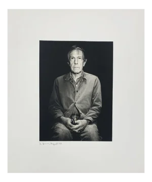 Portrait Photo of John Cage by Rolf Hans, 1986