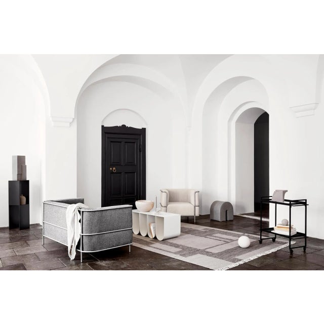 Modern Grey Lounge Chair by Kristina Dam Studio For Sale - Image 4 of 13