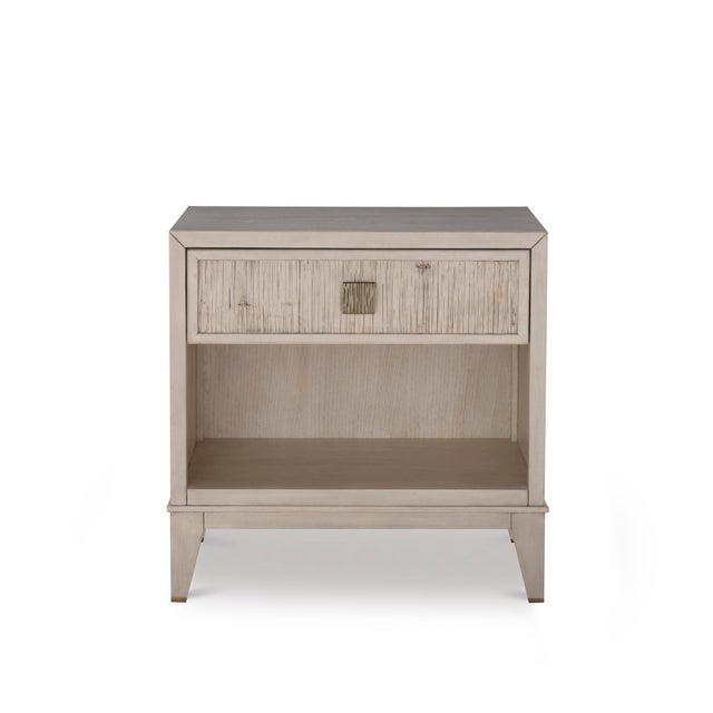 This piece is available only as shown, and will ship in 2-3 weeks. An elegant nightstand from the Century Furniture Bamboo...