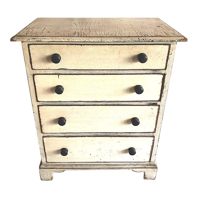 Shabby Chic Painted English Chest Of Drawers Chairish