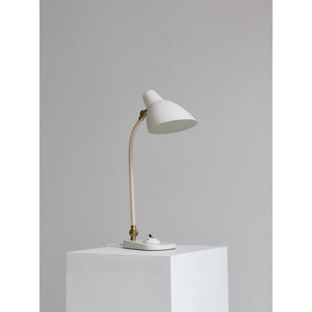Louis Poulsen Desk Lamp attributed to Vilhelm Lauritzen DSB Conductor from Louis Poulsen, 1940s For Sale - Image 4 of 17
