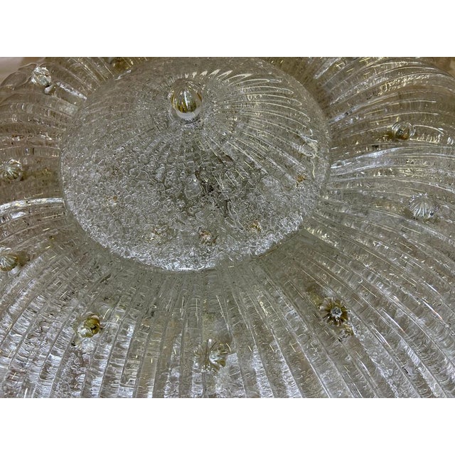 Snow Fairy Murano Glass Ceiling Light, 1980s For Sale - Image 11 of 18