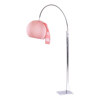 Mid-Century Modern Floor Lamp in Chrome-Plated Steel, Czech, 1960s For Sale
