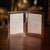 Antique 20th century english solid silver photograph frame, of rectangular form with rounded corners. Upon opening up the...
