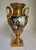 Ceramic 19th Century French Old Paris Gilt Porcelain Swan-Handle Urn Vases – Pair For Sale - Image 7 of 16