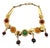 Vintage 22k Gold Multi Gemstone Bracelet For Sale