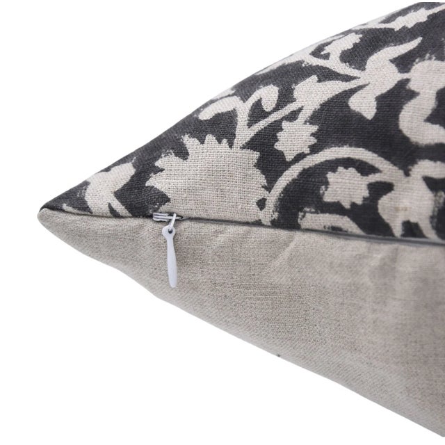 Not Yet Made - Made To Order Fabdivine Linen Cushion Cover 16x16 Inch - Devdas For Sale - Image 5 of 5