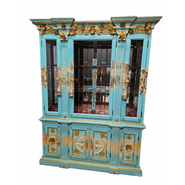 The Blue Duchess, a one-of-a-kind artisan-crafted vitrine that seamlessly bridges the gap between classical architecture...