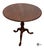 Vintage Traditional Chippendale Style Mahogany Tilt Too Accent Table For Sale - Image 9 of 10