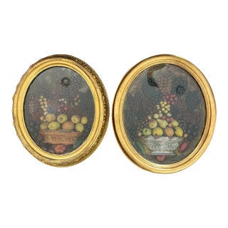 A Pair of Victorian Wax Works For Sale