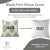 Not Yet Made - Made To Order Fabdivine Artisan Block Print Throw Pillow Cover 14x14 Inch Viscose Linen-Kumud For Sale - Image 5 of 5