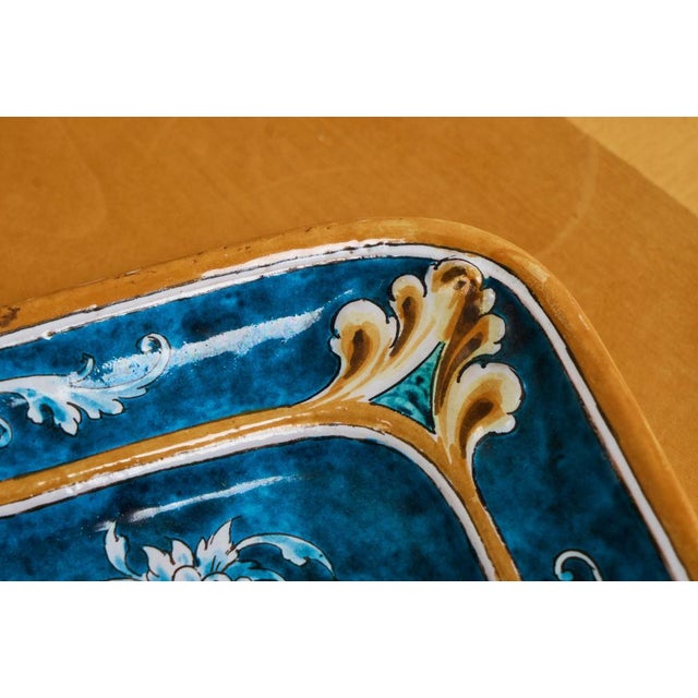 Ceramic Renaissance Style Ulysse à Blois Dish in Earthenware, France, 19th Century For Sale - Image 7 of 12