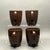Mid 20th Century Vintage Corelle Stoneware Chocolate Brown Coffee Mugs - Set of 4 For Sale - Image 5 of 11