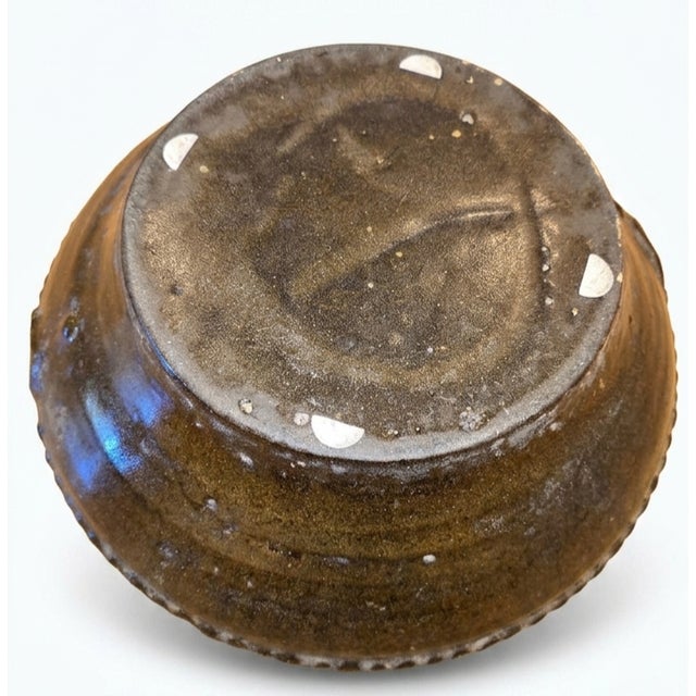 Asian 1950s Song Dynasty Style Brown-Glazed Stoneware Bowl For Sale - Image 3 of 3