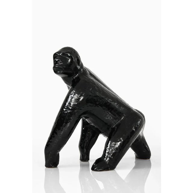 Gorilla Sculpture, 1960's Additional Information: Style: Mid century, Scandinavian Produced by Gabriel in Sweden...