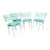 Mid 20th Century Salterini Pool Side Chairs, Set of 4, Attributed For Sale