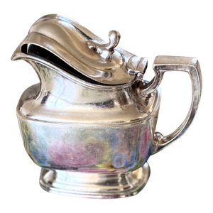 Silver Plate Teapot - Vintage Rare Union Pacific Railroad