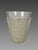 Art Deco pressed glass vase signed René Lalique (1860-1945). "St. Tropez" model. Decorated with stylized mimosa trees in...
