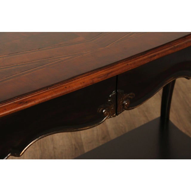 Brown Hooker Furniture 'Grandover' Ebonized Console Table For Sale - Image 8 of 12