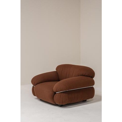 1970s Sesann Lounge Chair by Gianfranco Frattini for Cassina, 1970s For Sale - Image 5 of 13