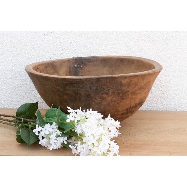 Early 20th Century Old Primitive Round Vessel For Sale - Image 5 of 8