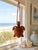 Folk Art Hand-Carved Wood Honu Sea Turtle Hanging Ornament, Hawaiian-Style Coastal Decor For Sale - Image 3 of 10
